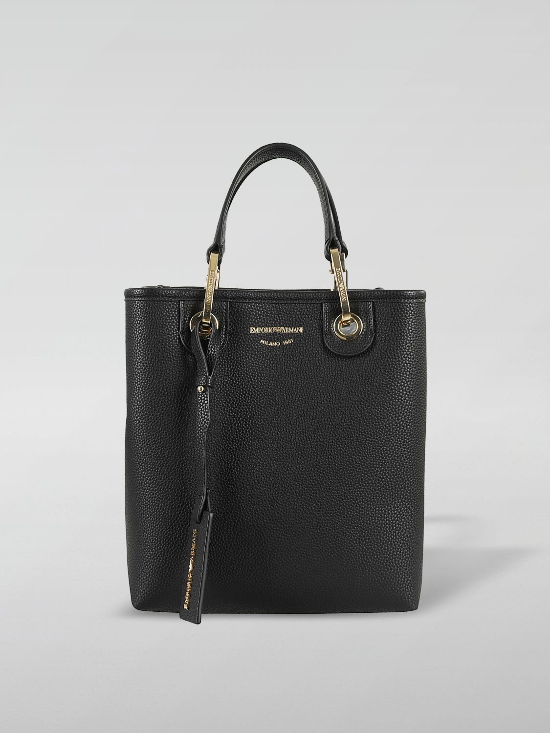 Shop Emporio Armani Tote Bags  Woman Color Black