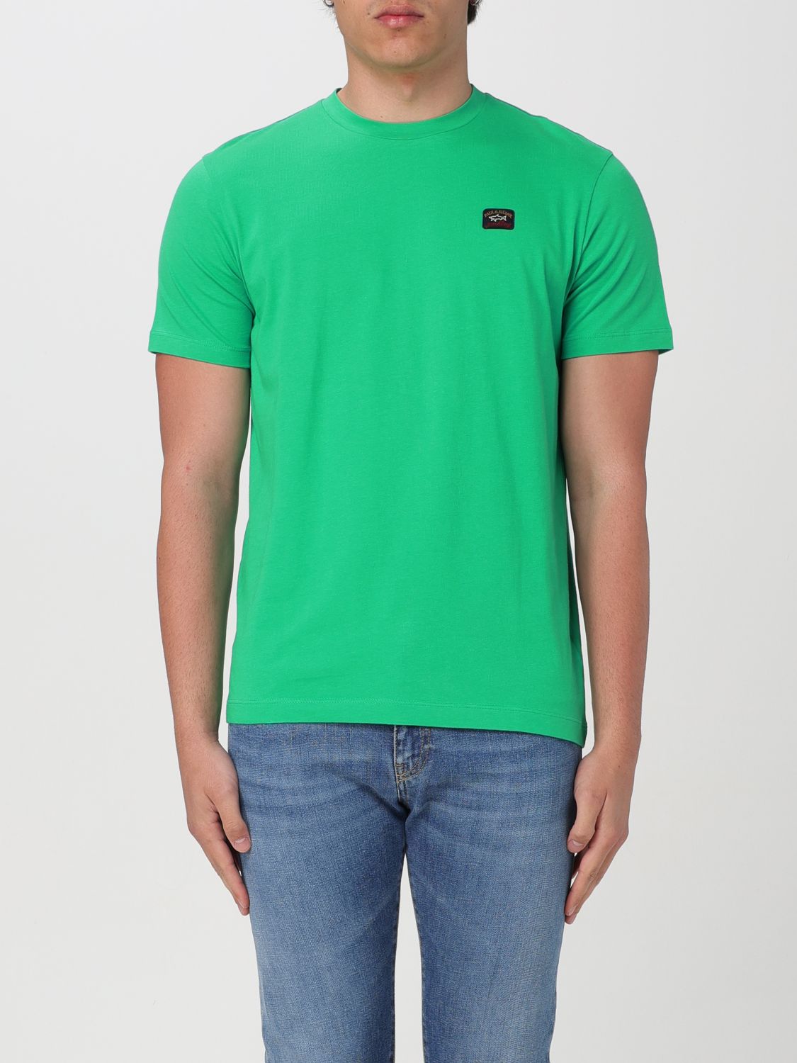 Shop Paul & Shark T-shirt  Men Color Green