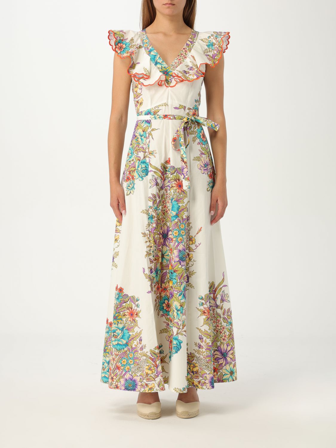 Shop Etro Dress  Woman Color White