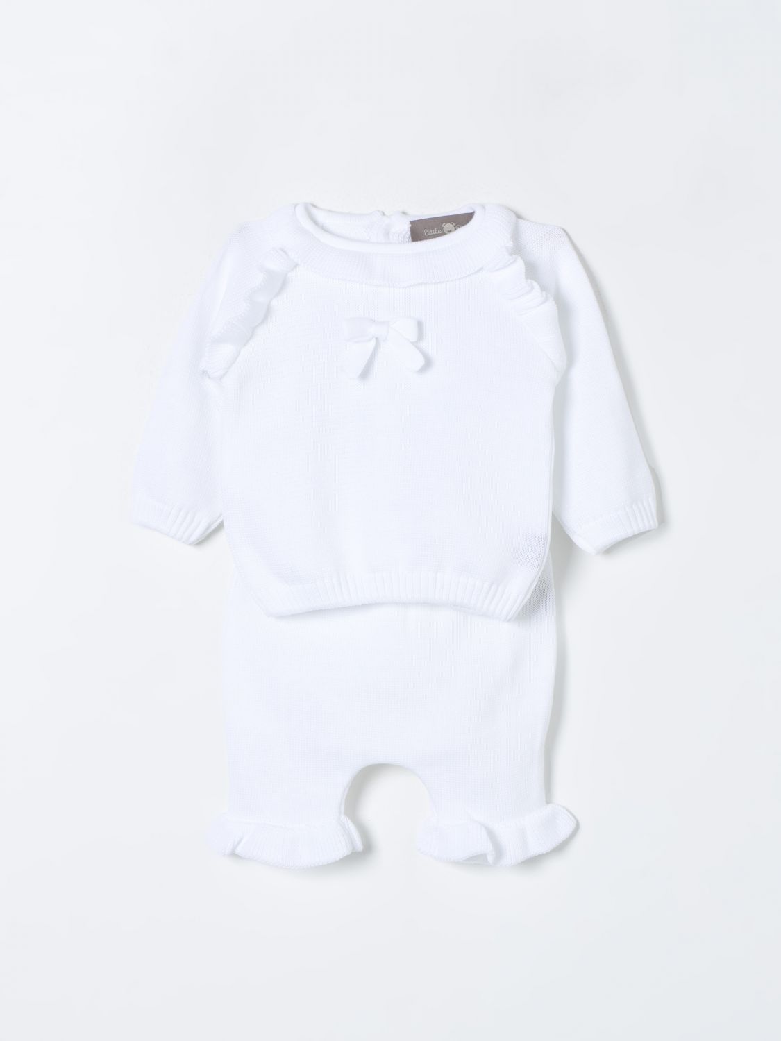 LITTLE BEAR JUMPSUIT LITTLE BEAR KIDS COLOR WHITE F59789001