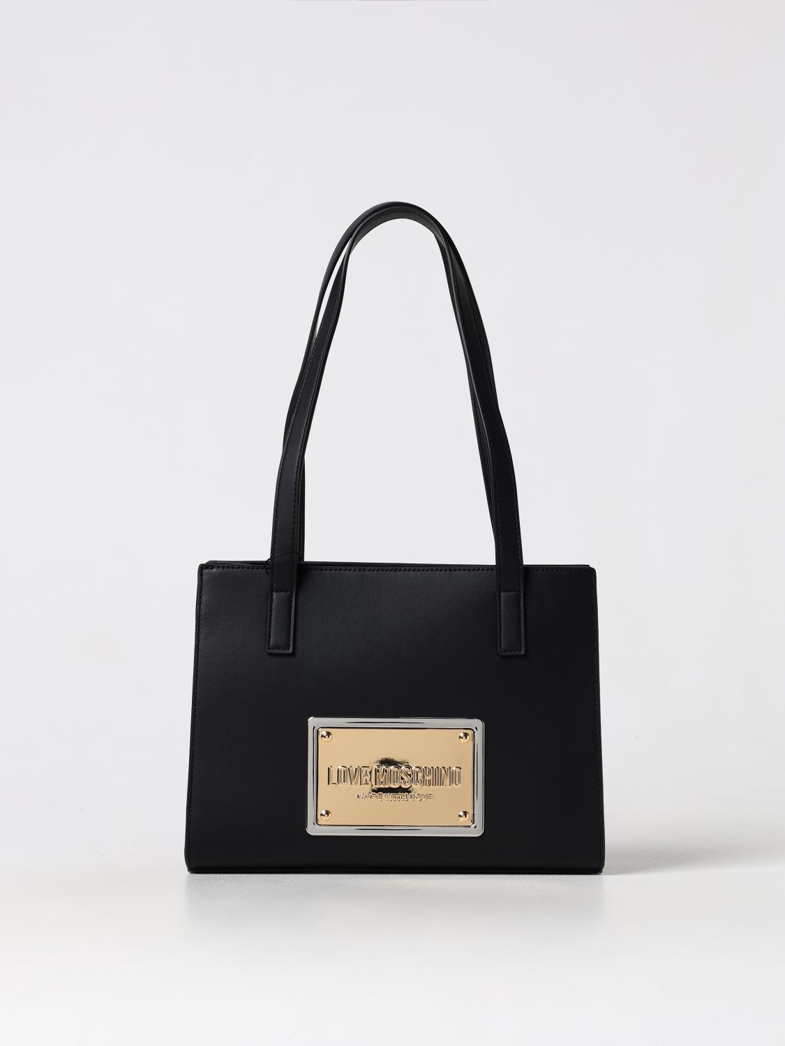 Shop Love Moschino Handbag  Woman Color Black