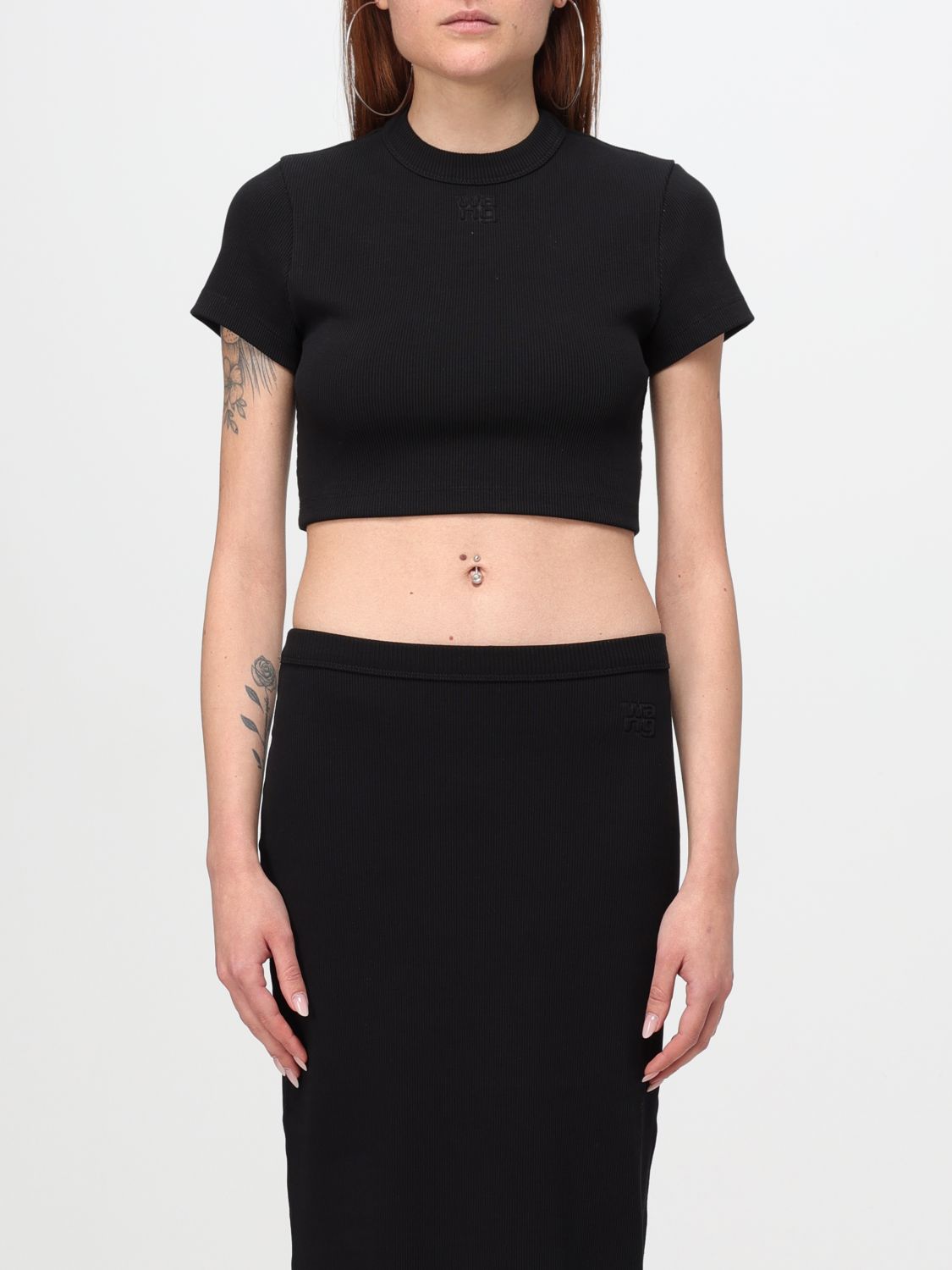 Shop Alexander Wang T Top T By Alexander Wang Woman Color Black