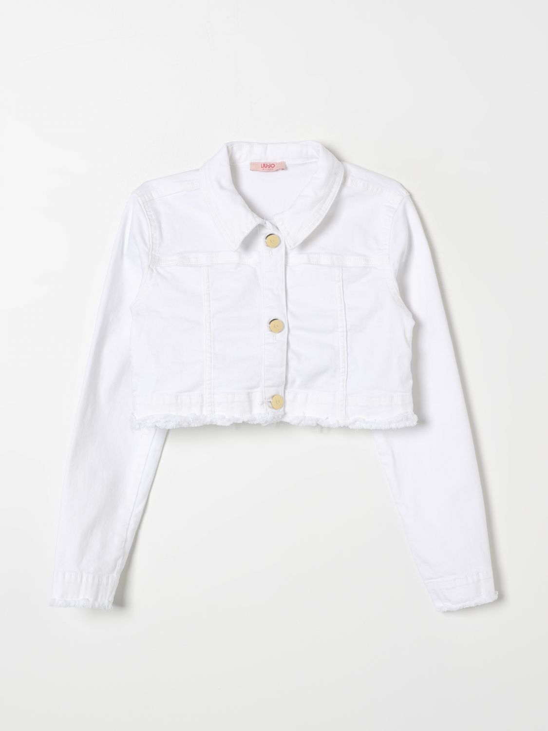 Shop Liu •jo Jacket Liu Jo Kids Color White