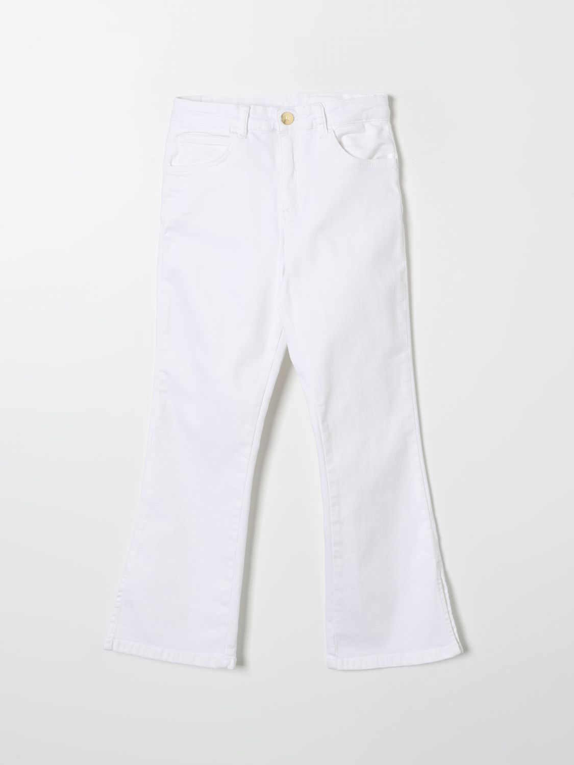 Shop Liu •jo Pants Liu Jo Kids Color White