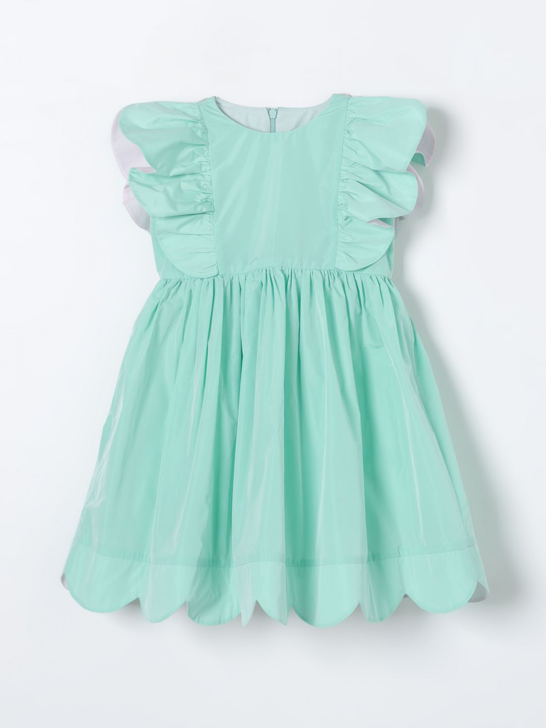 Shop Stella Mccartney Dress  Kids Kids Color Green