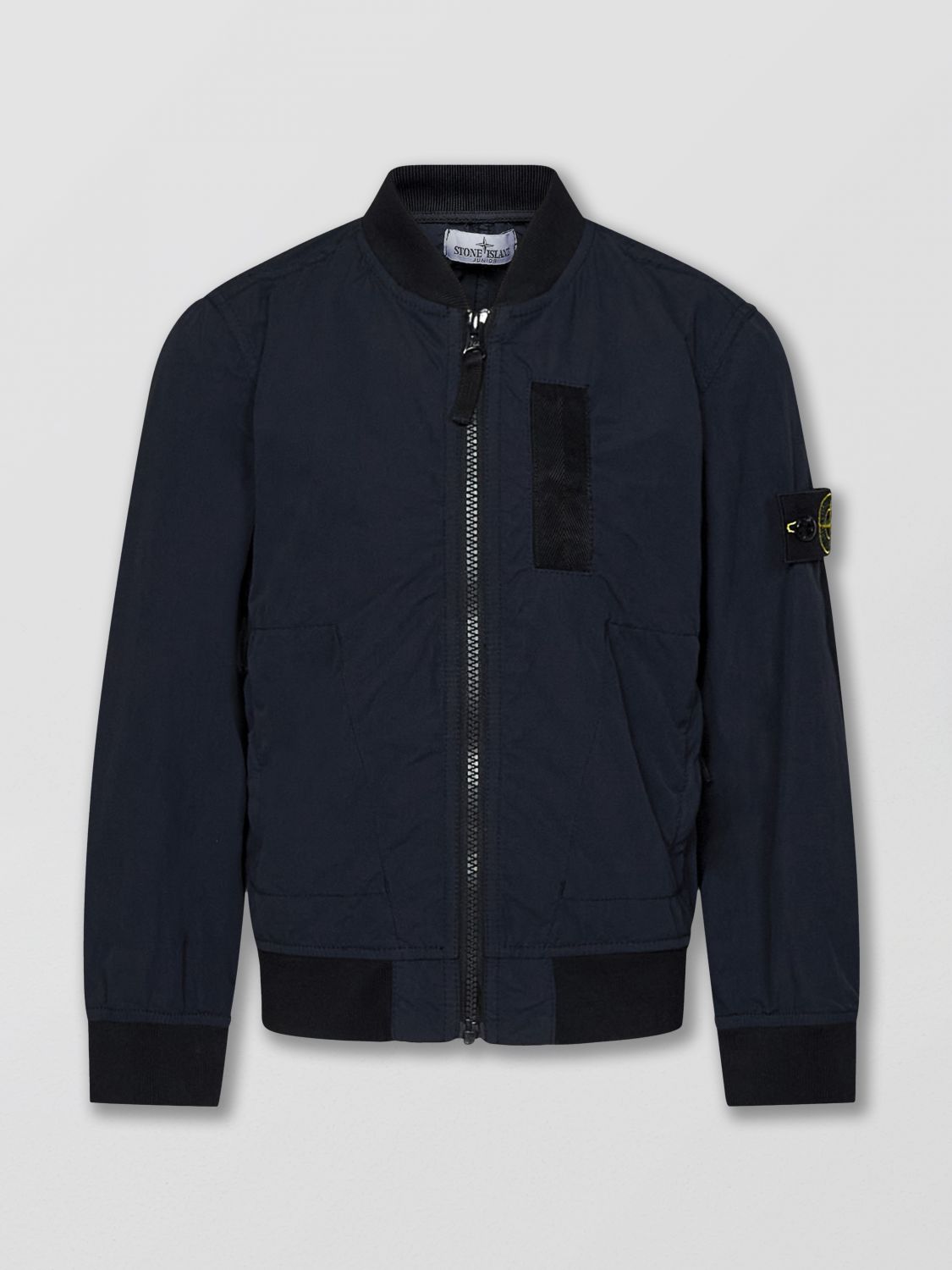Stone Island Junior Jacket  Kids Color Blue In 蓝色