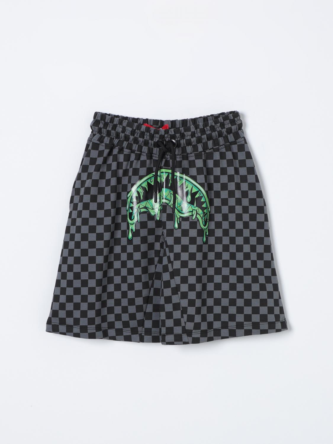 Shop Sprayground Shorts  Kids Color Grey