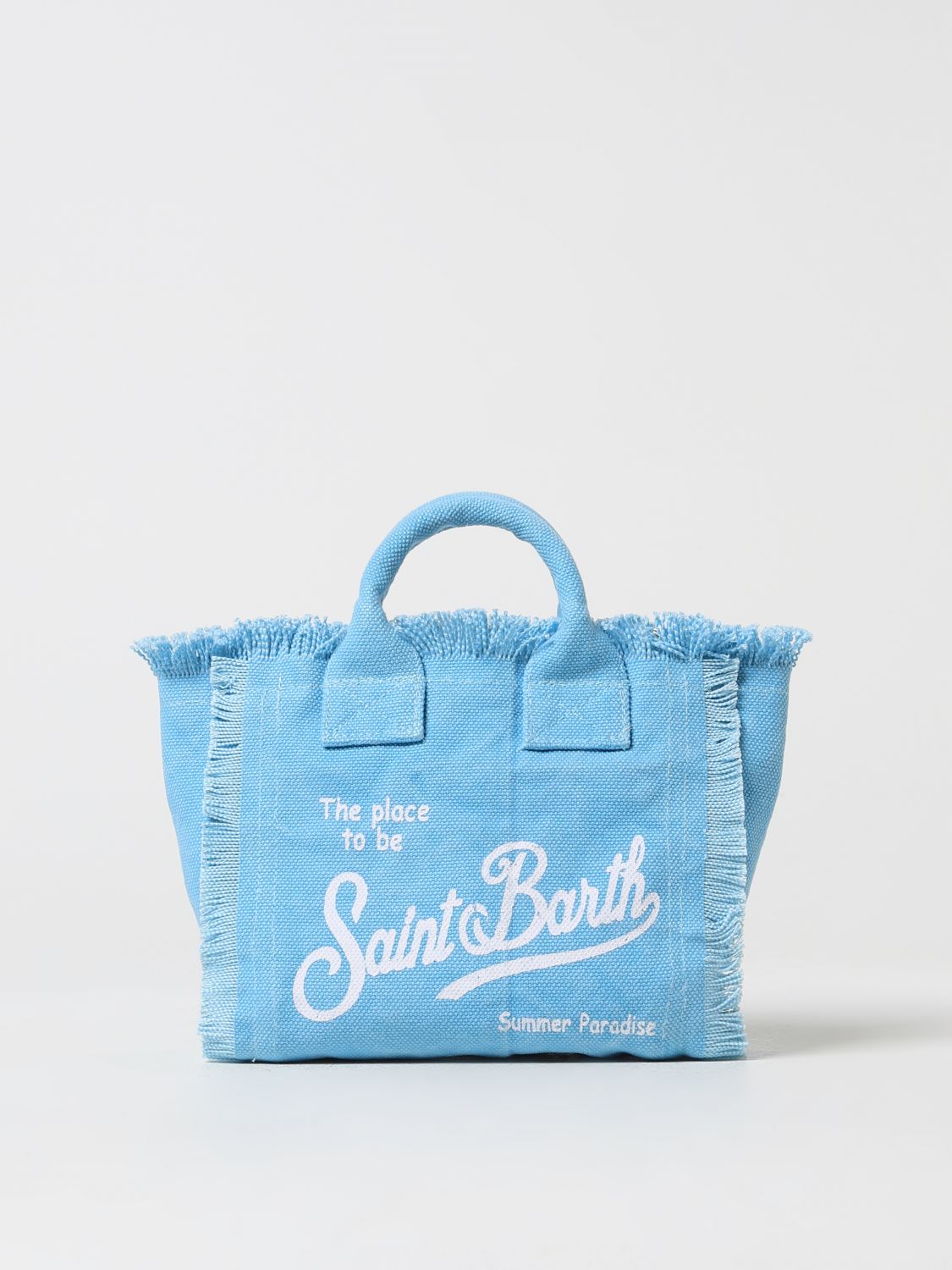 Shop Mc2 Saint Barth Mini Bag  Woman Color Blue