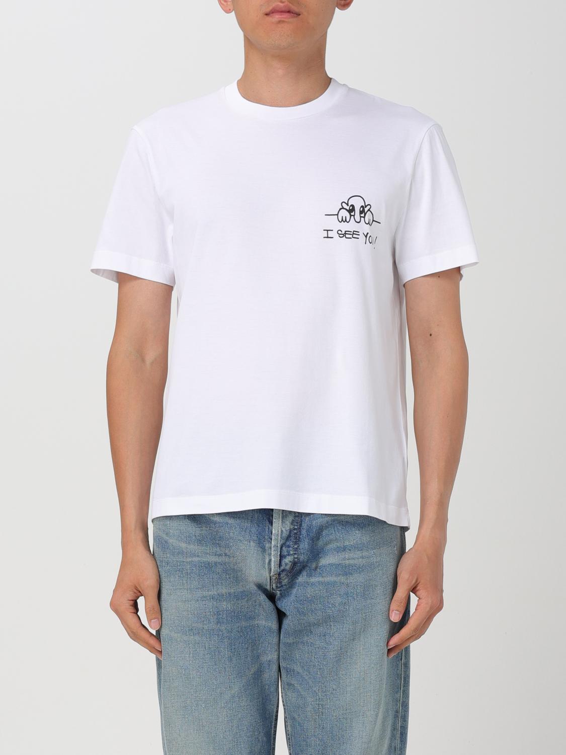 Shop Neil Barrett T-shirt  Men Color White