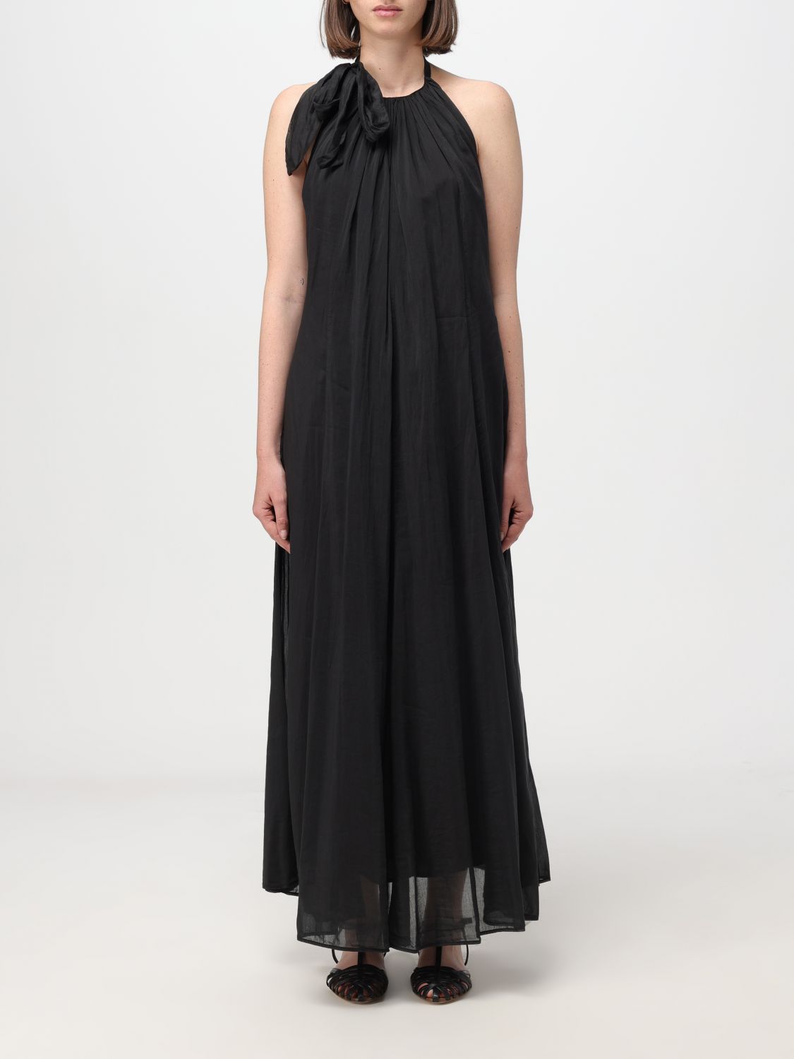 Shop Forte Forte Dress  Woman Color Black