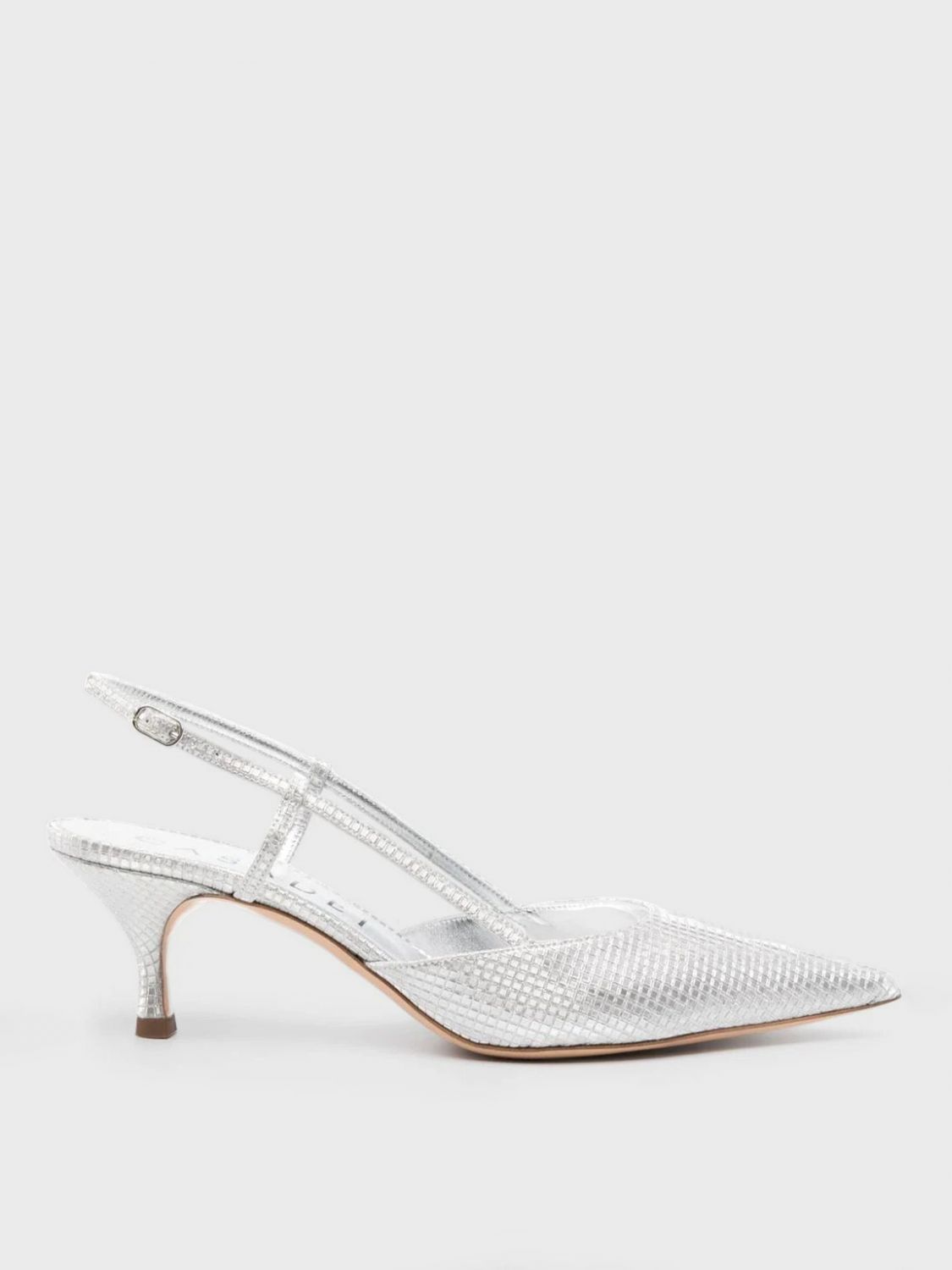 Shop Casadei High Heel Shoes  Woman Color Silver