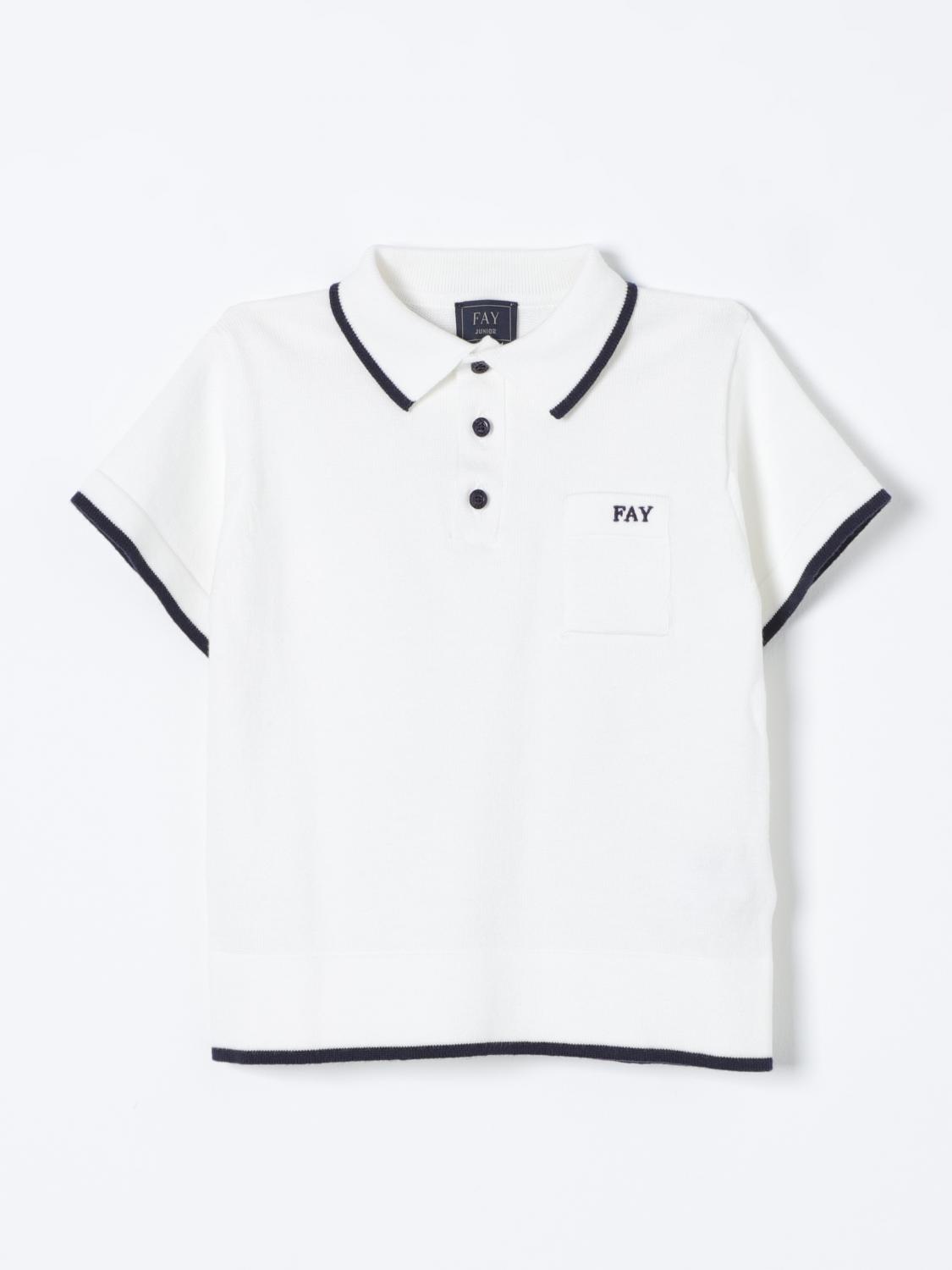 Fay Junior Top  Kids Color Ivory In Ivory