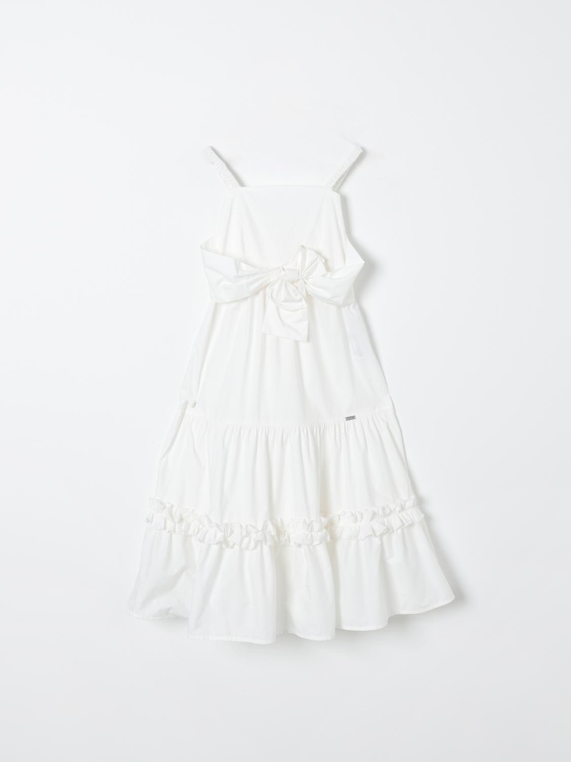 Shop Liu •jo Dress Liu Jo Kids Color White