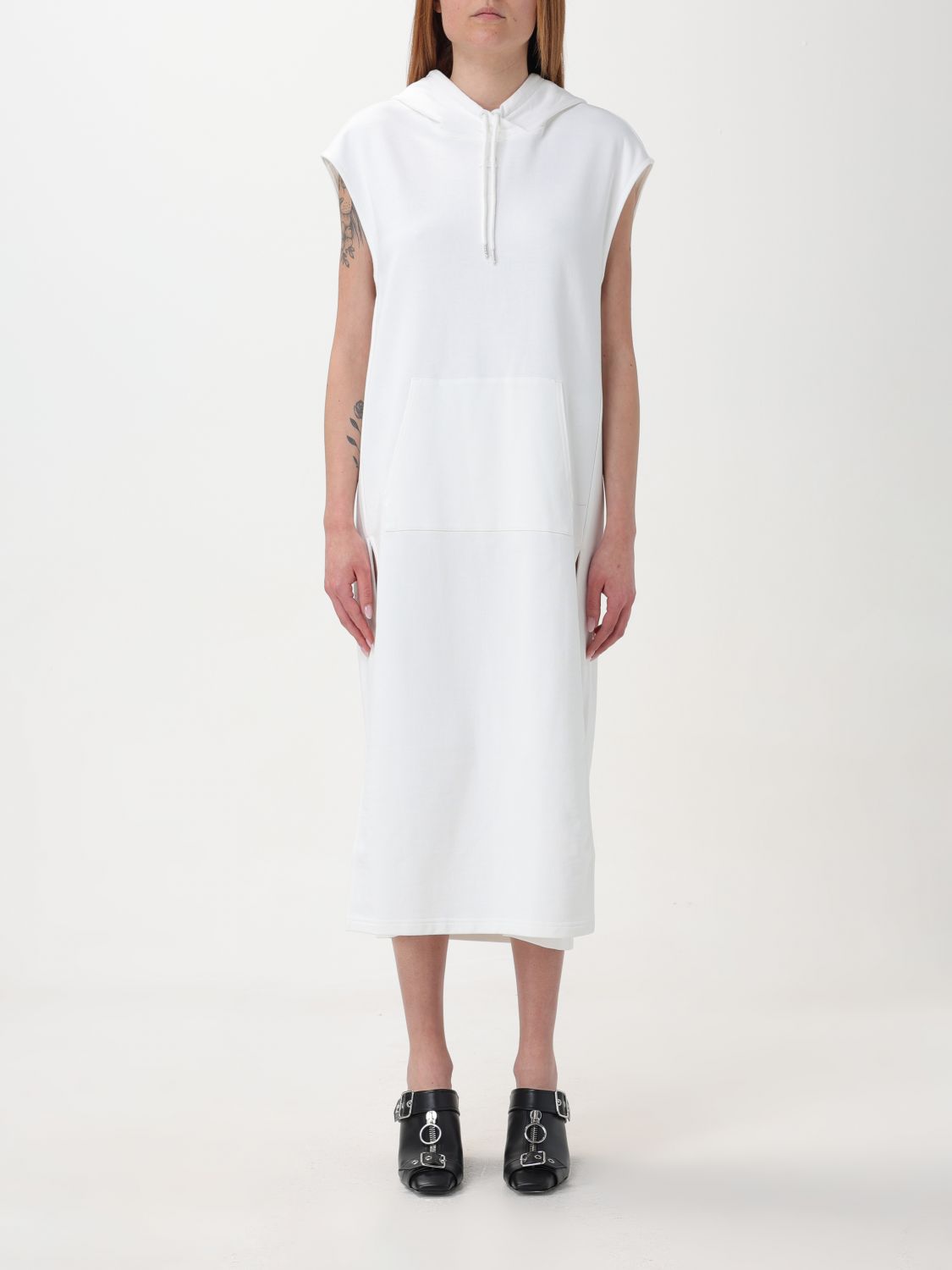 Shop Courrèges Dress  Woman Color White