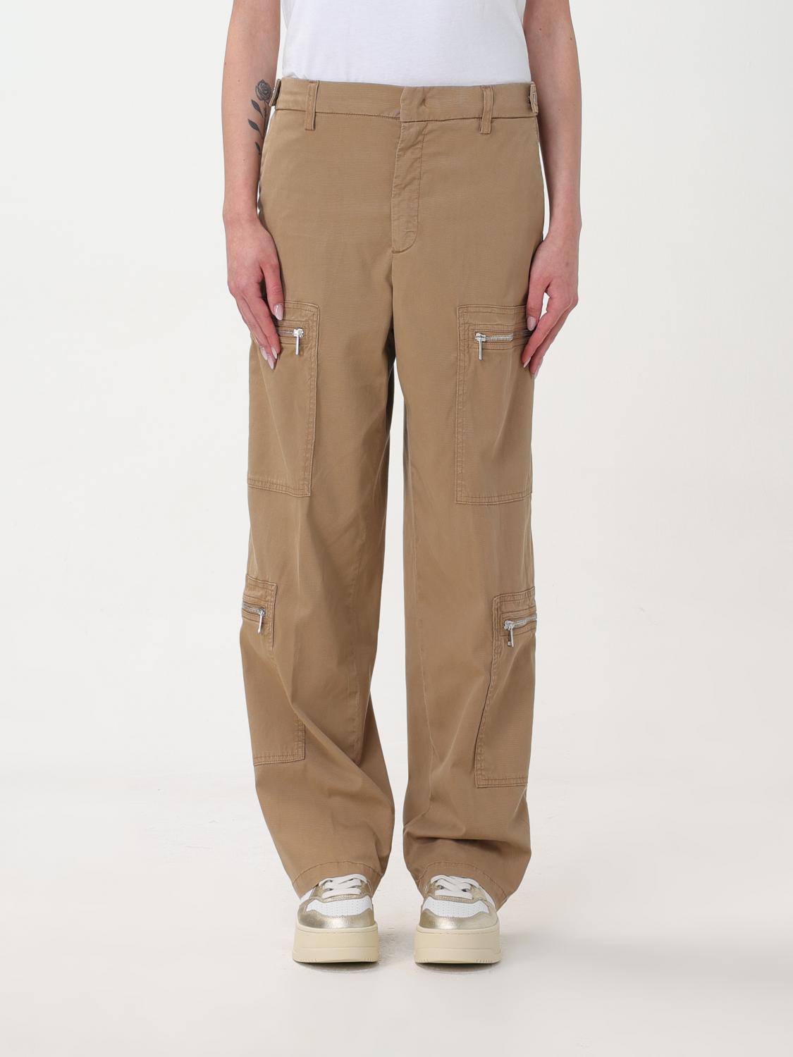 Dondup Pants  Woman Color Dove Grey In Dove Grey