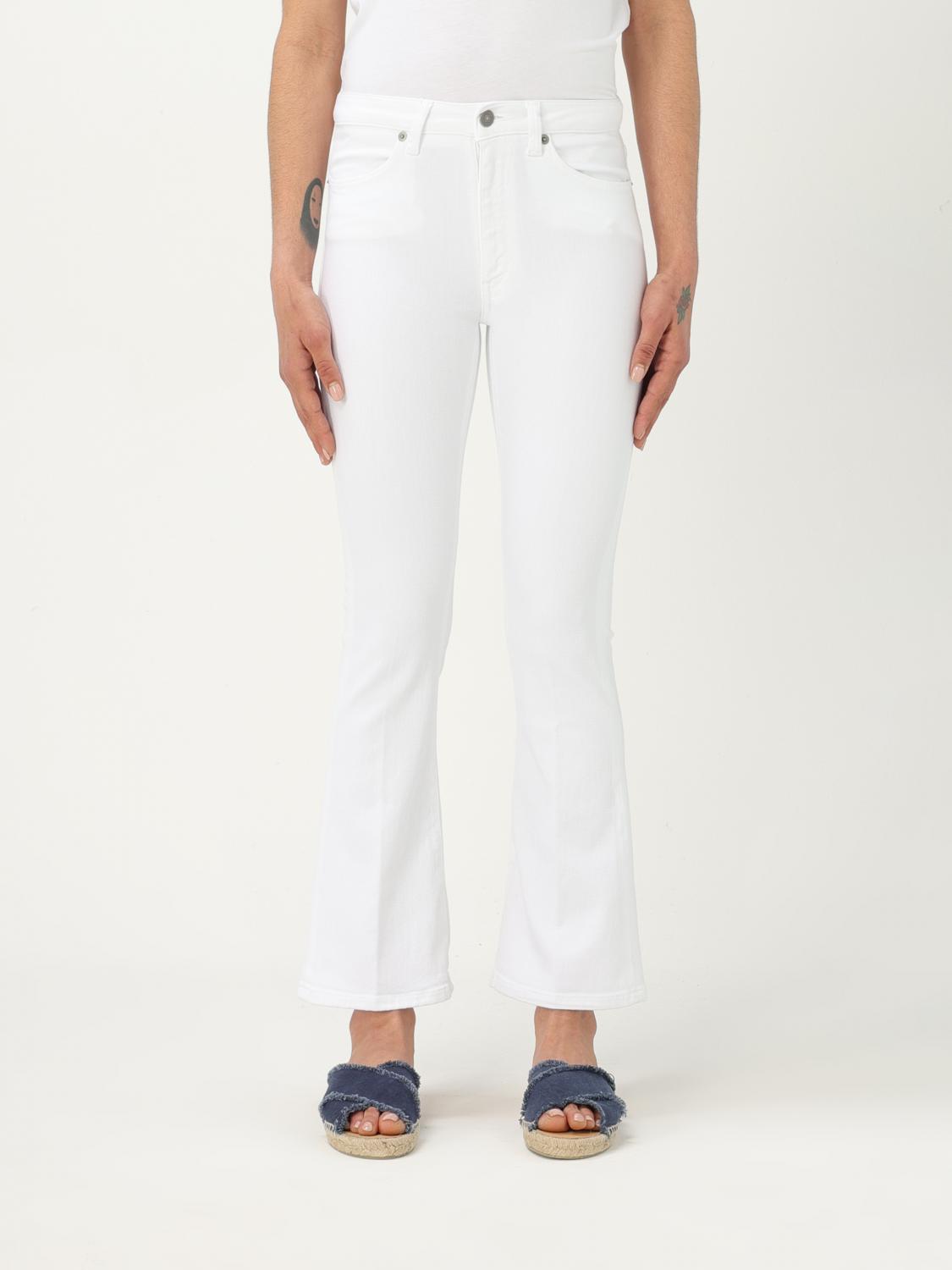 Dondup Jeans  Woman Color White In White