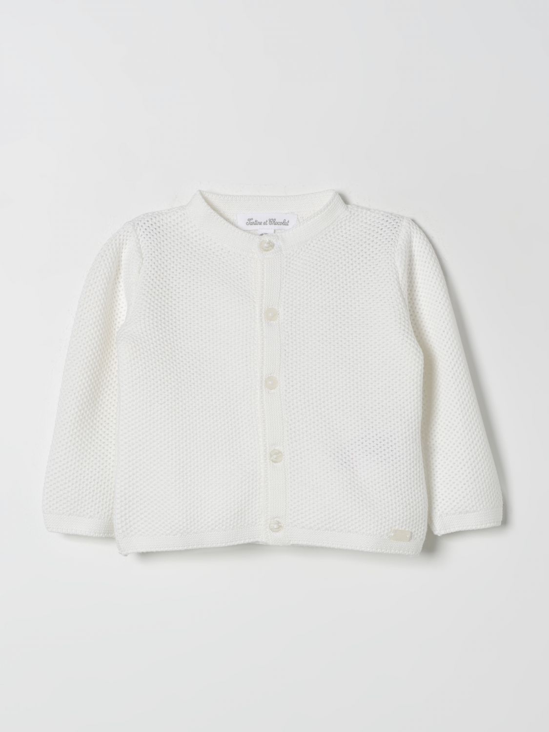 Shop Tartine Et Chocolat Sweater  Kids Color White