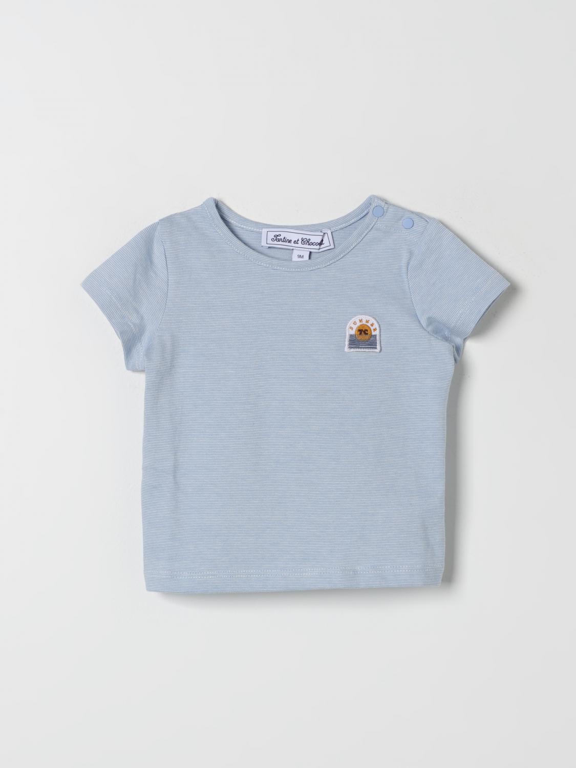 Tartine Et Chocolat T-shirt  Kids Color Gnawed Blue In Gnawed Blue