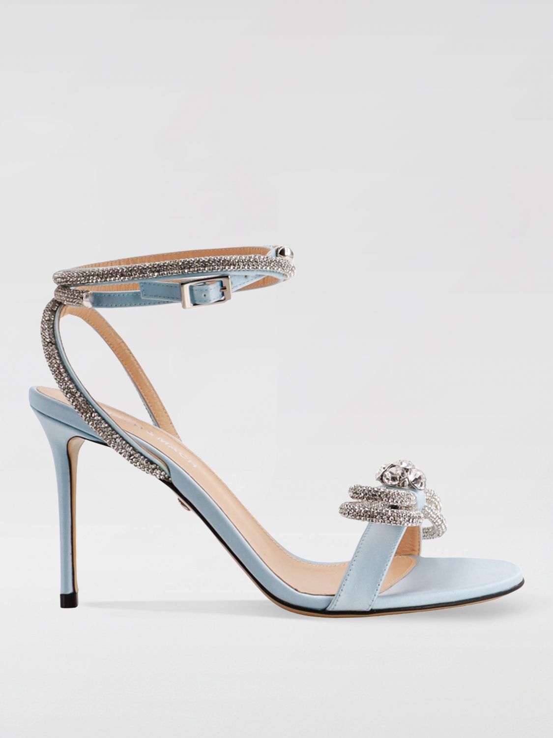 Shop Mach & Mach Heeled Sandals  Woman Color Blue