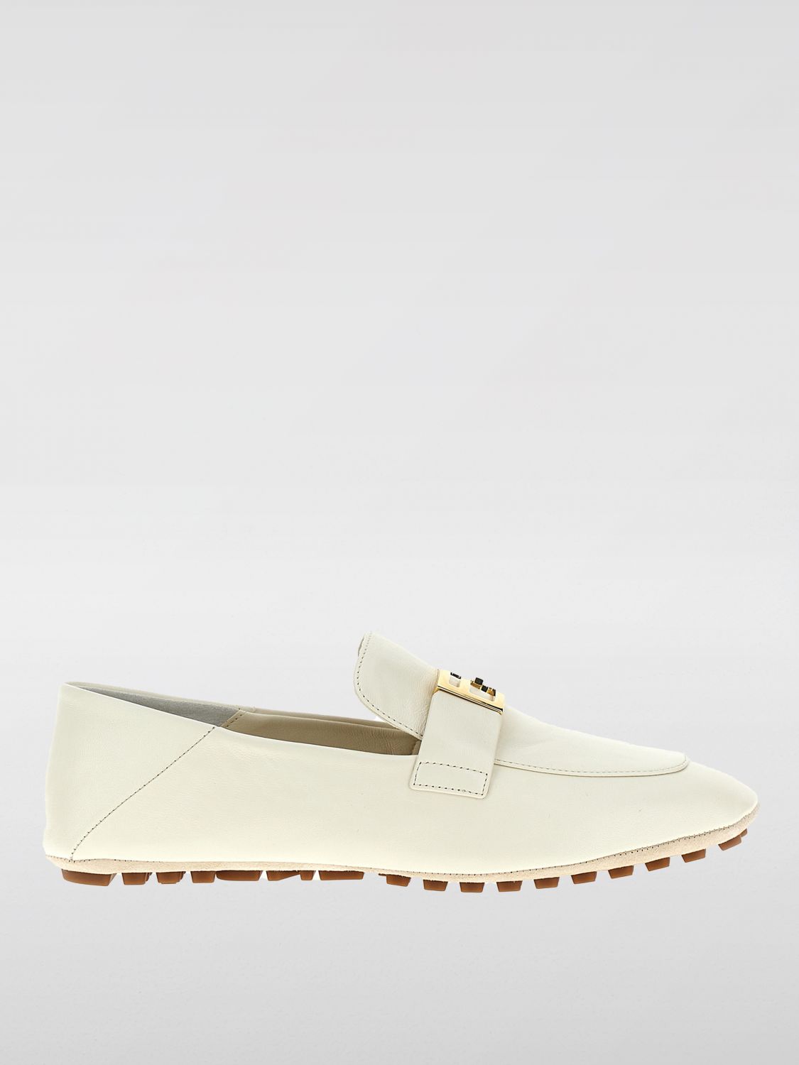 Fendi Loafers  Woman Color White In Neutral