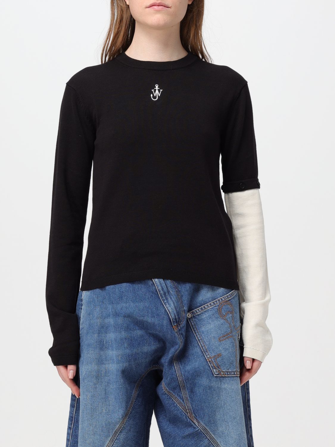 Shop Jw Anderson Sweater  Woman Color White