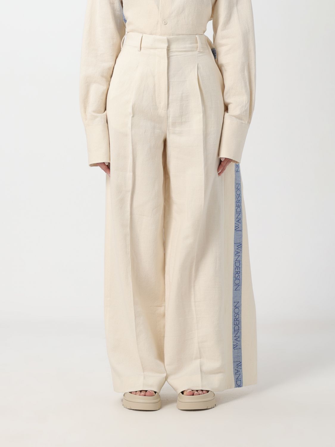 Jw Anderson Trousers  Woman In Neutral