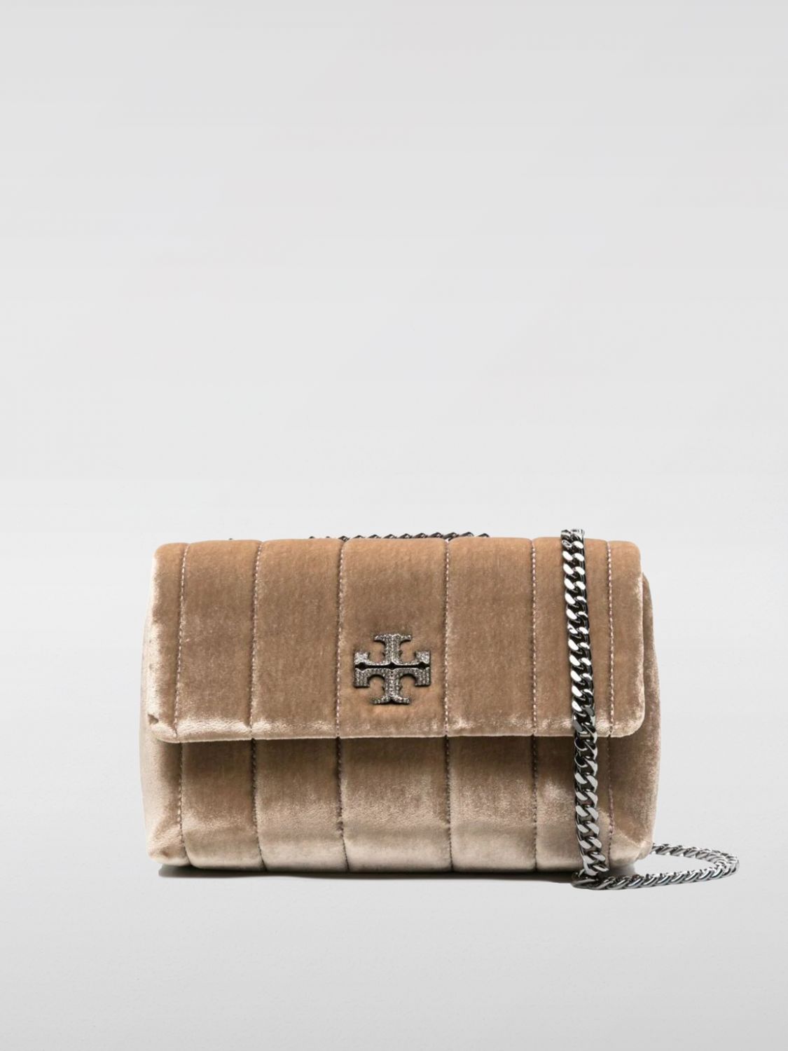 Shop Tory Burch Crossbody Bags  Woman Color Dove Grey