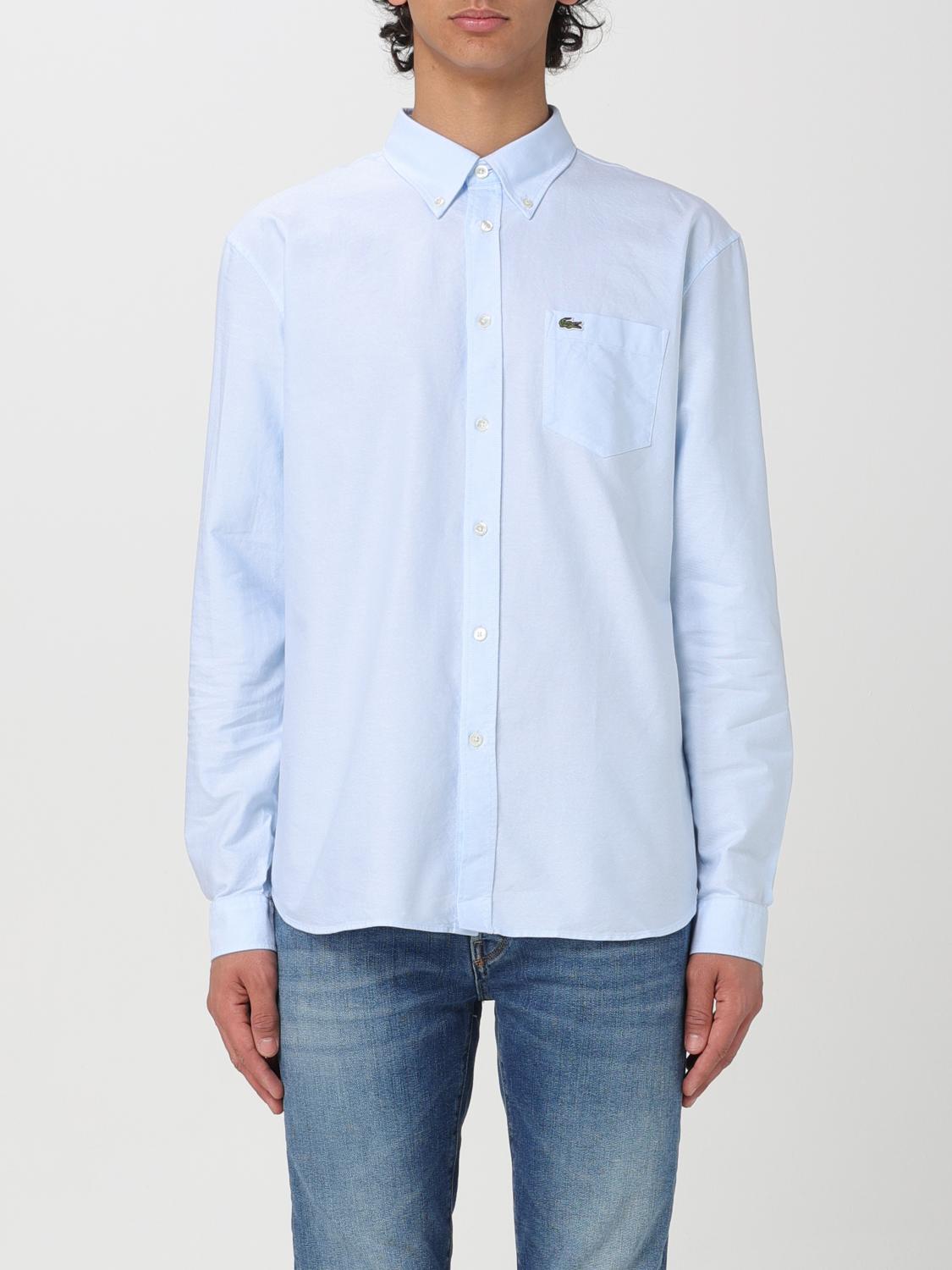 LACOSTE SHIRT LACOSTE MEN COLOR SKY BLUE F60966016