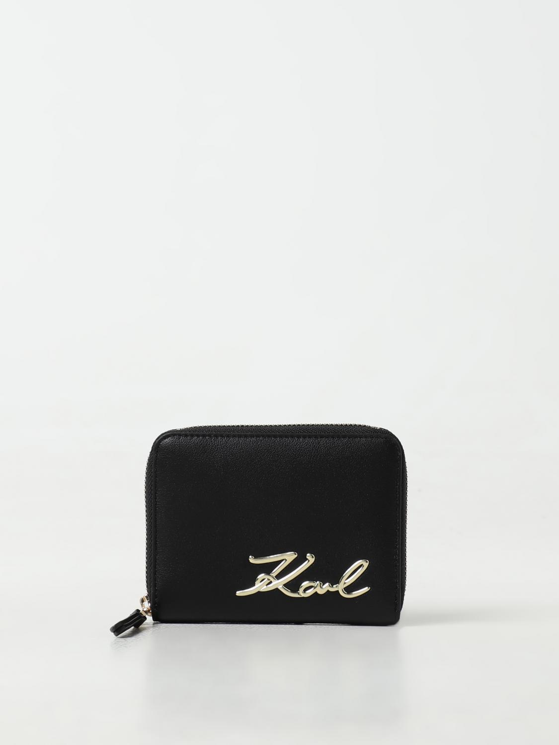 Karl Lagerfeld Wallet  Woman Color Black In Black