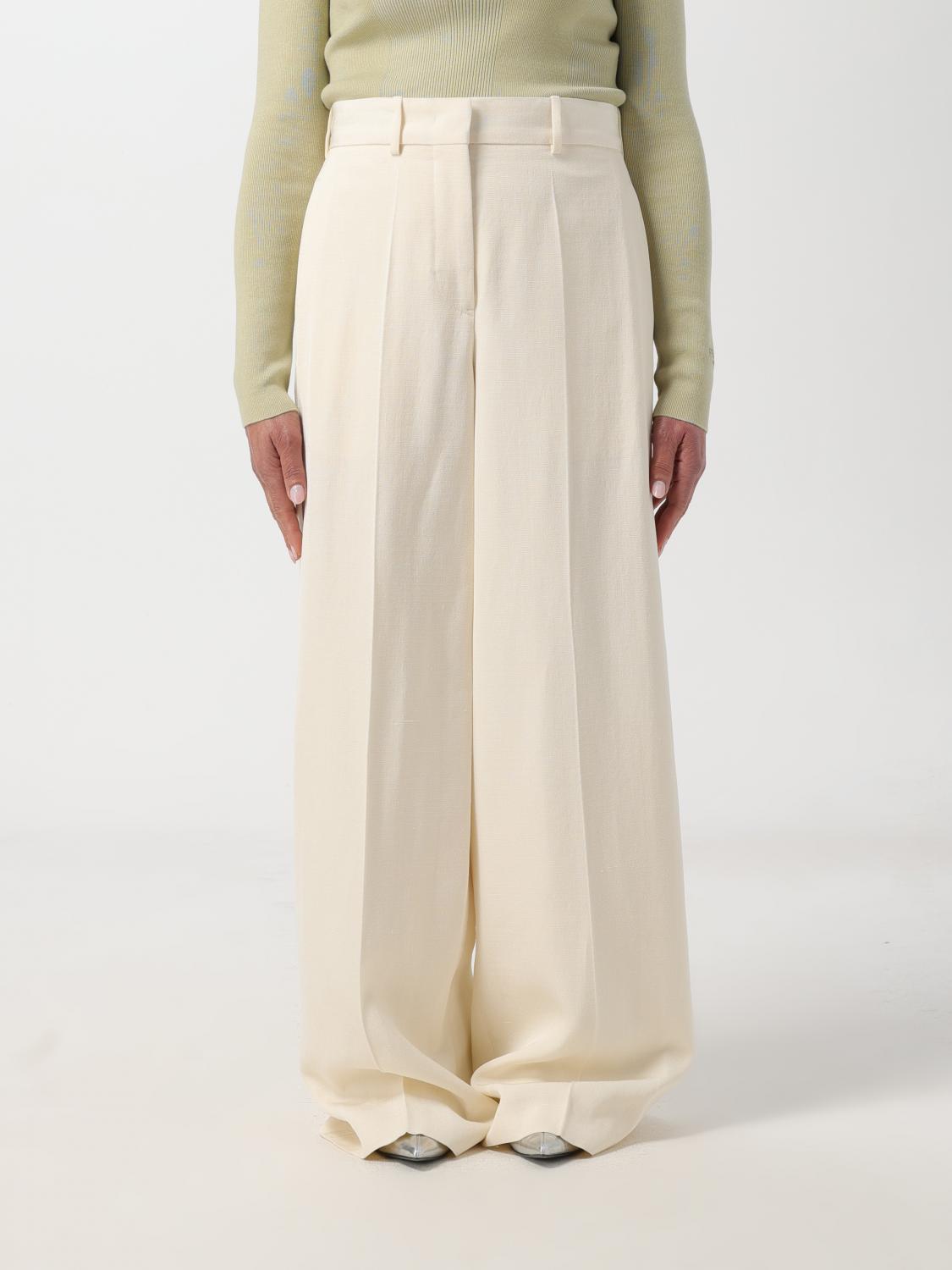 Jil Sander Pants Woman Color White In White