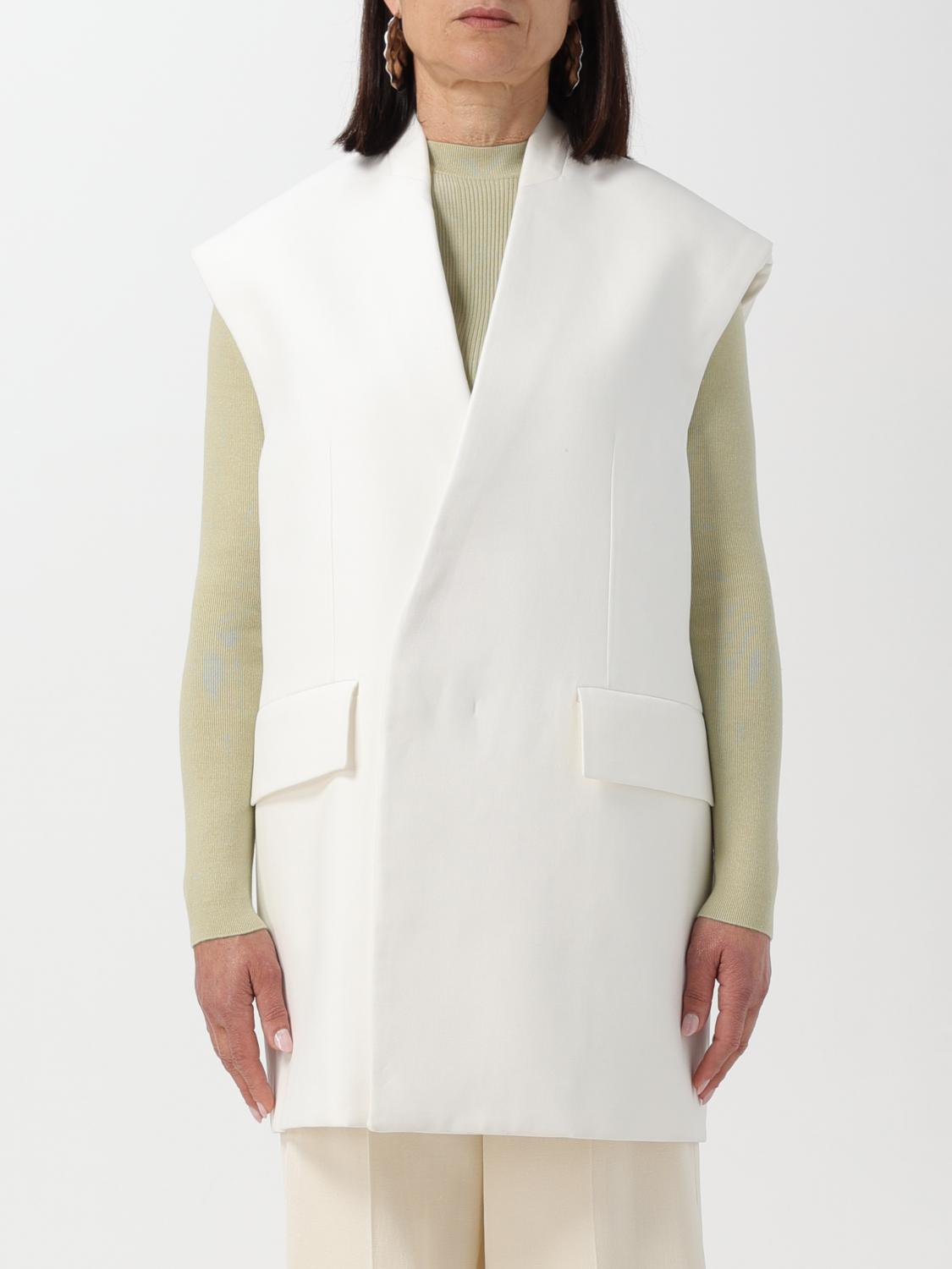 Jil Sander Waistcoat  Woman Color White In White