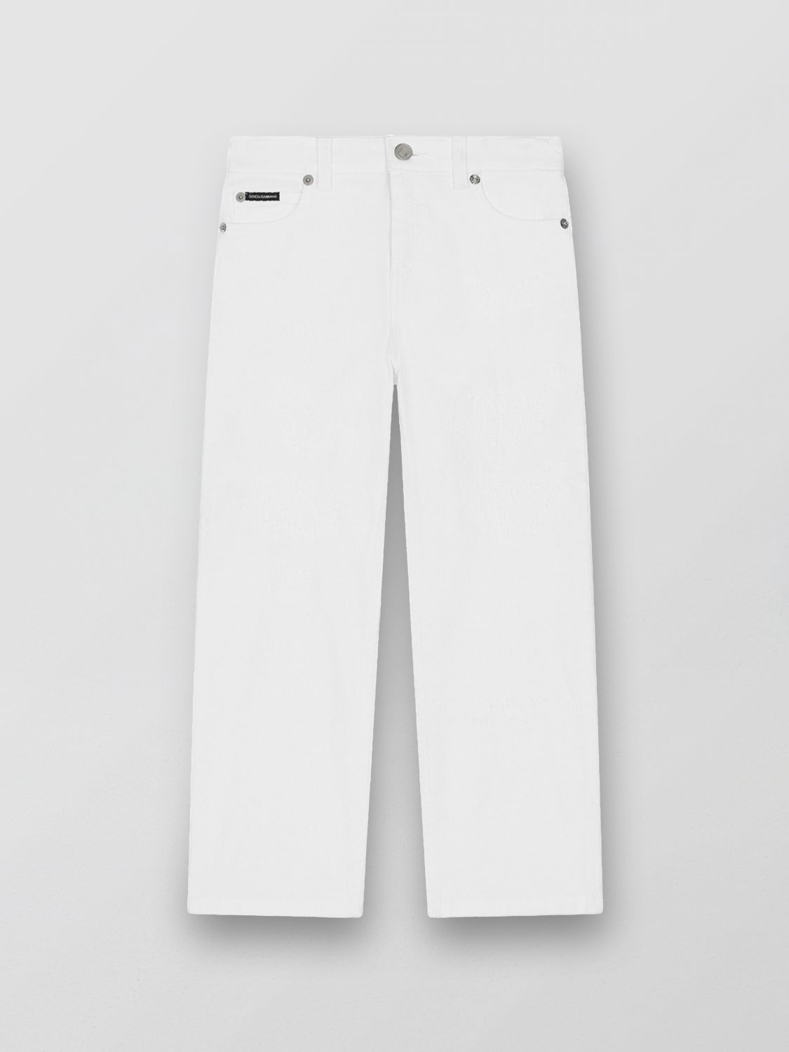 Shop Dolce & Gabbana Pants  Kids Color White