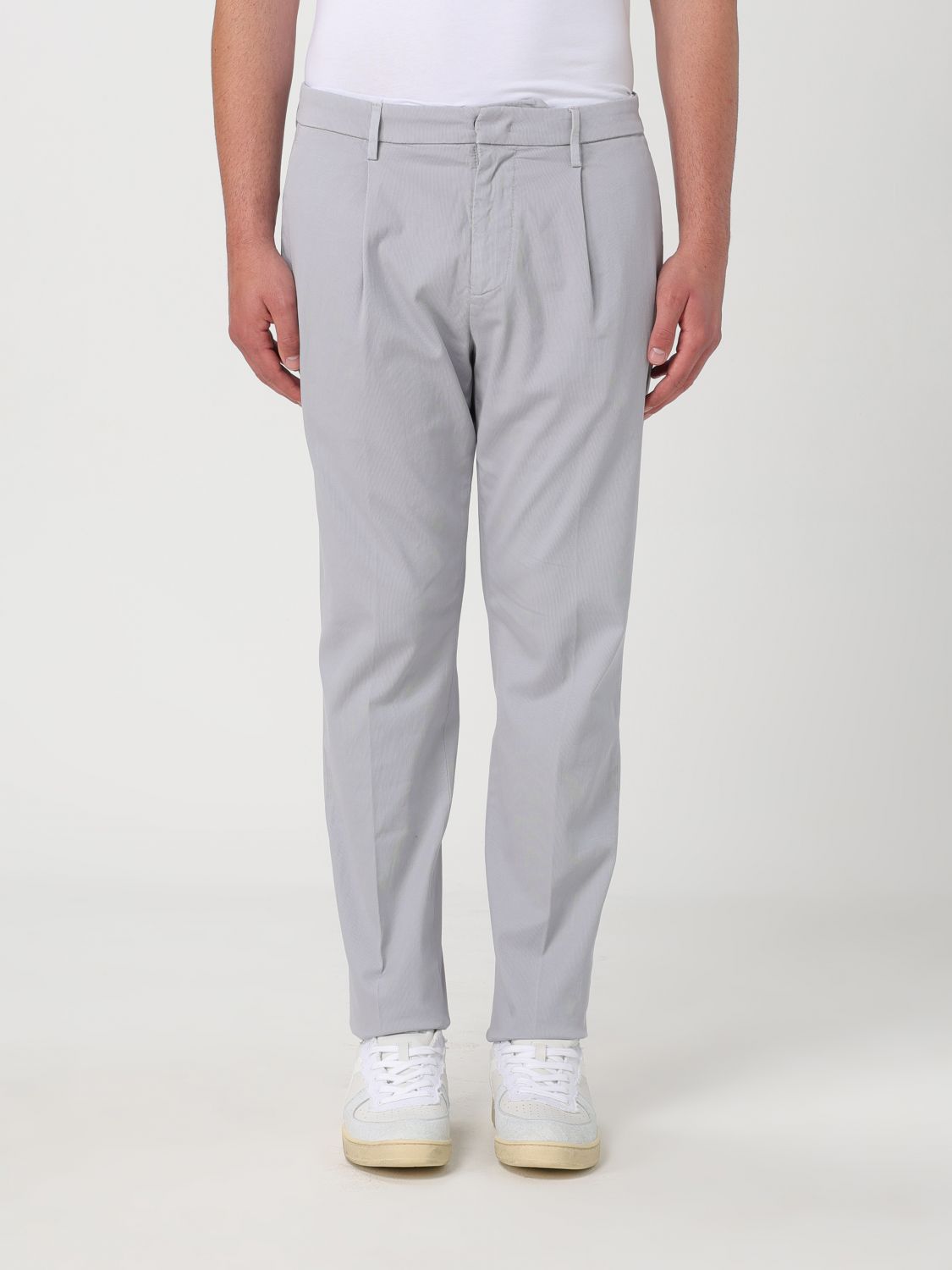 Dondup Trousers  Men In Grey