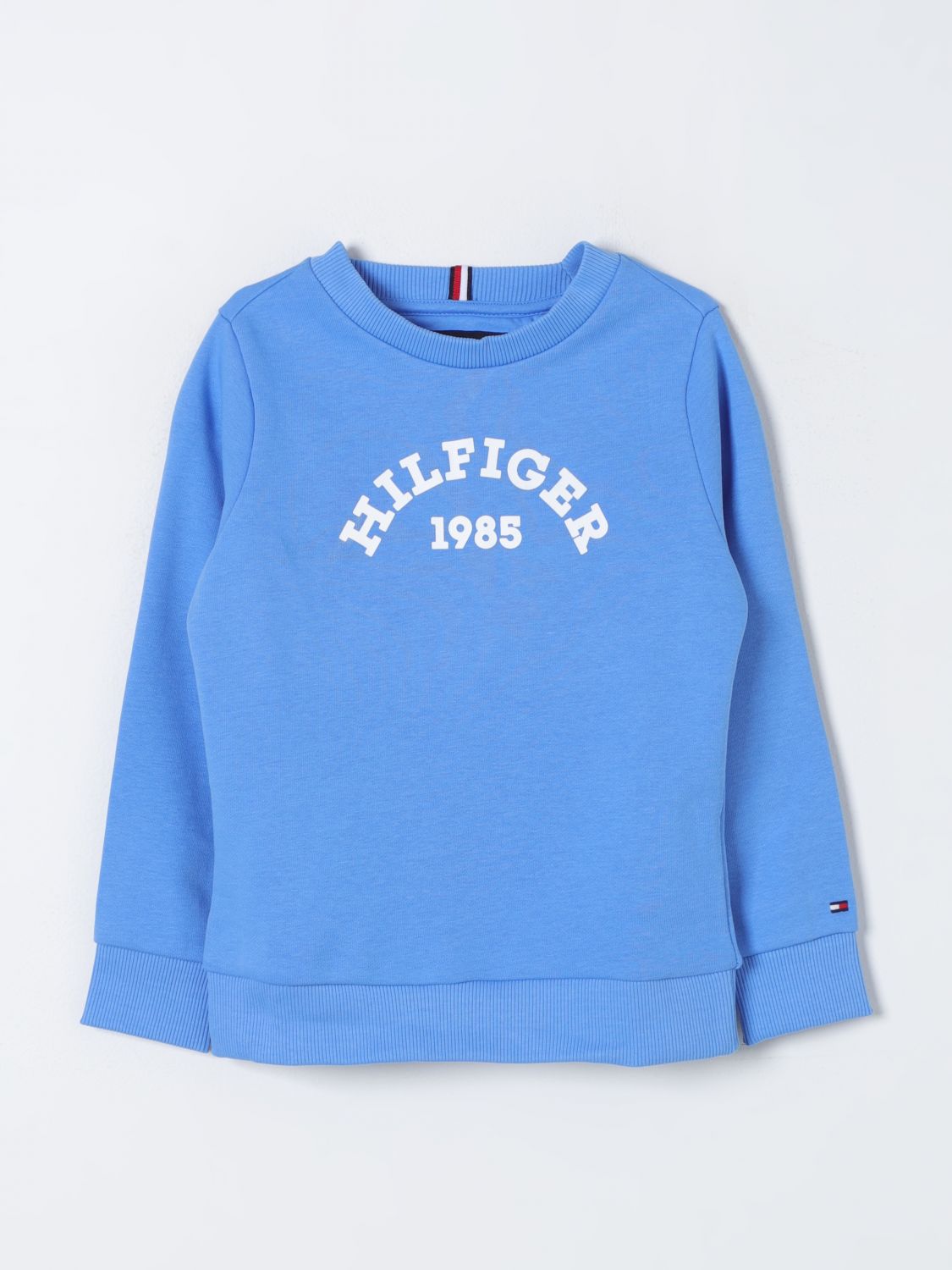 Shop Tommy Hilfiger Shirt  Kids Color Sky Blue