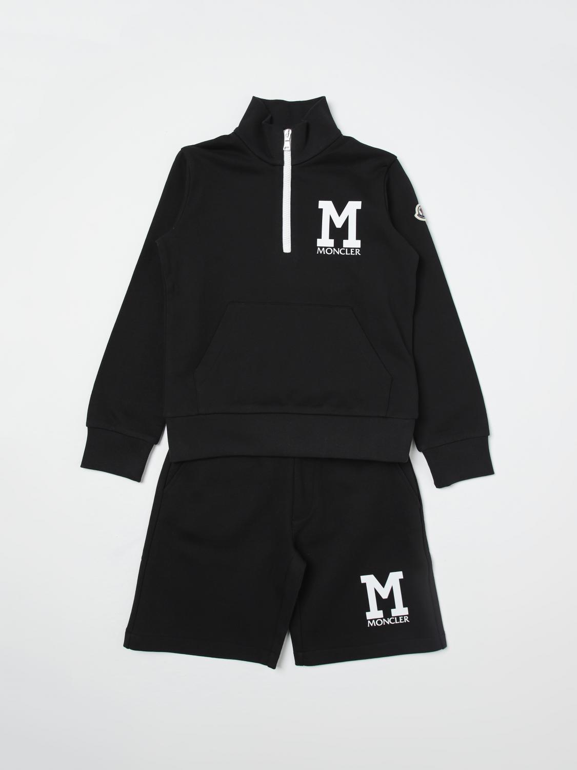 Shop Moncler Clothing Set  Kids Color Black