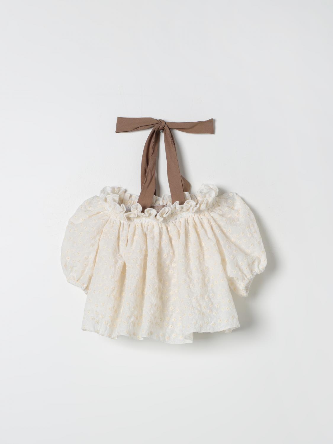 La Stupenderia Top Kids Color White In White