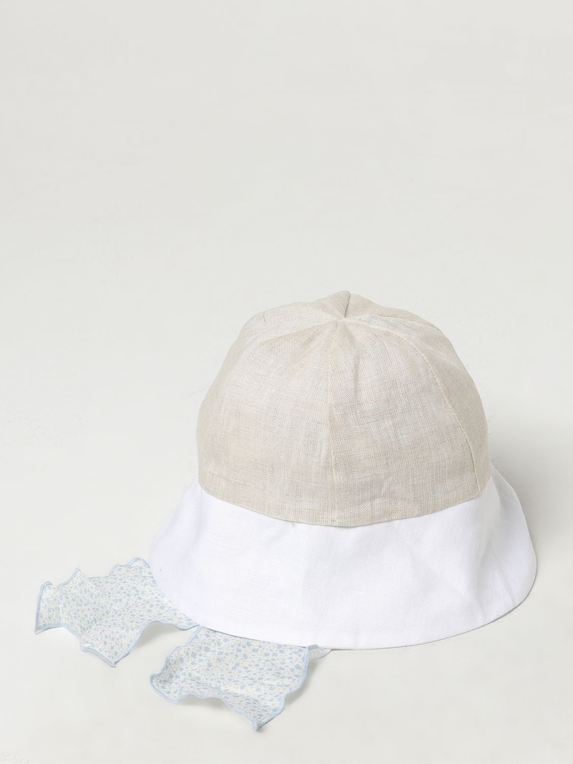 Shop La Stupenderia Girls' Hats  Kids Color Beige