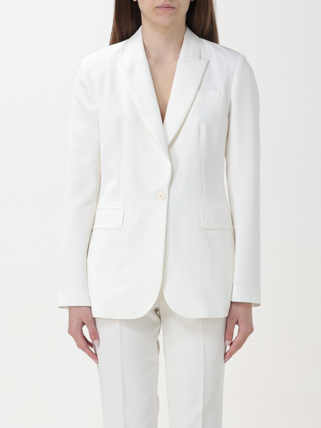 アウターその他 LIU JO Woman Blazer White CA5235T1969 MM26E Liu Jo Black Women's Jacket Ca5235t1969 mm26e white