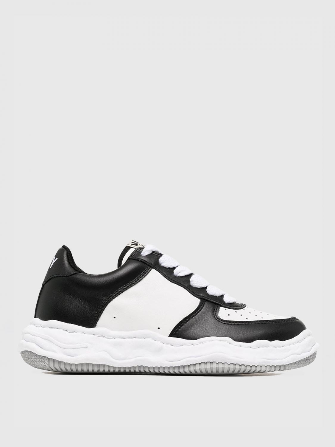 Miharayasuhiro Maison Mihara Yasuhiro Wayne Leather Low-top Sneakers In Black