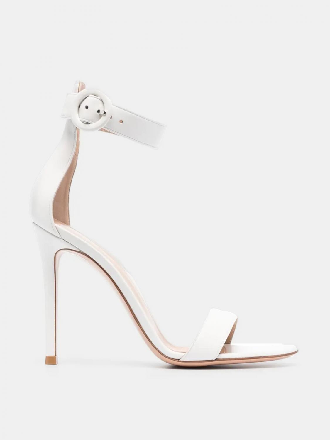 Shop Gianvito Rossi Heeled Sandals  Woman Color White