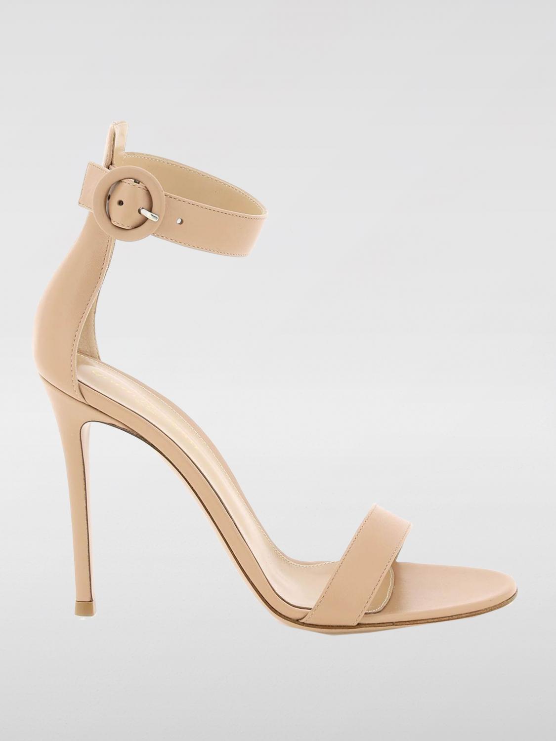 Shop Gianvito Rossi Heeled Sandals  Woman Color Peach