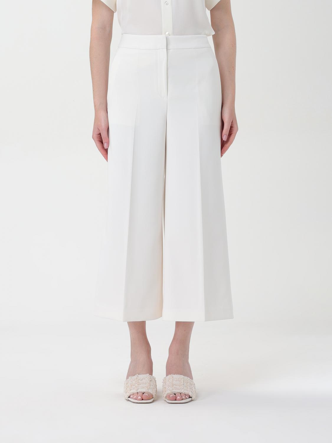 Shop Theory Pants  Woman Color White