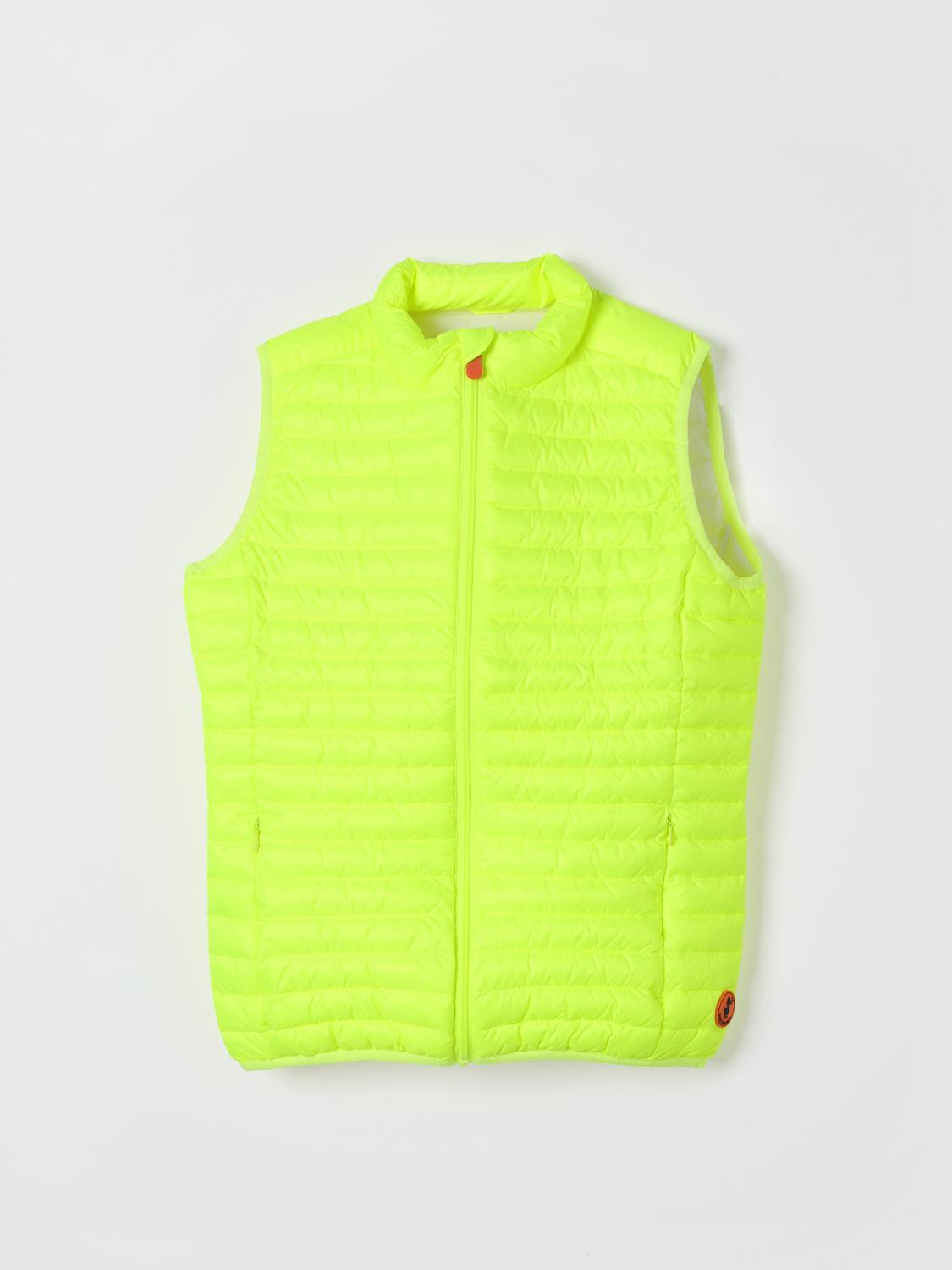 Shop Save The Duck Waistcoat  Kids Color Yellow