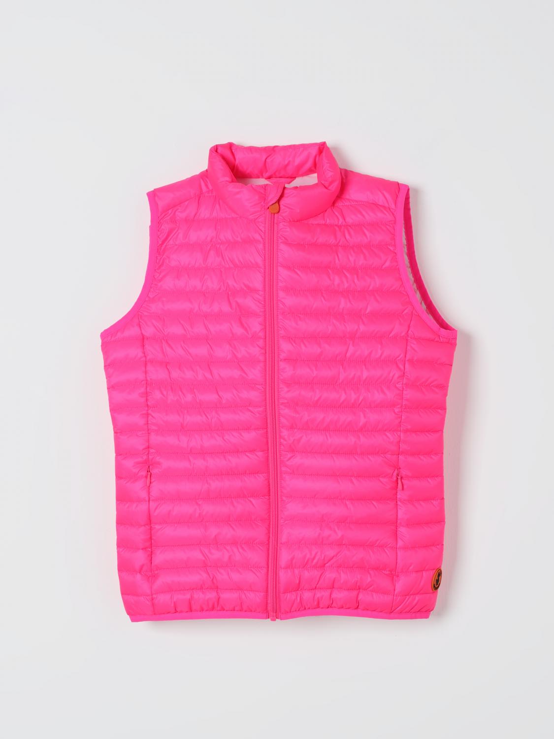 Shop Save The Duck Waistcoat  Kids Color Pink