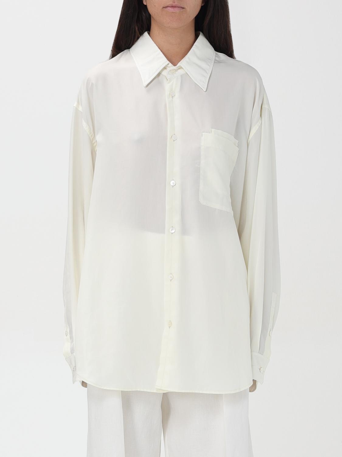 Shop Lemaire Shirt  Woman Color White