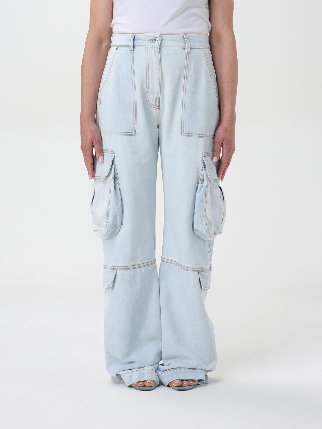 Msgm Jeans Woman Color Denim In Denim