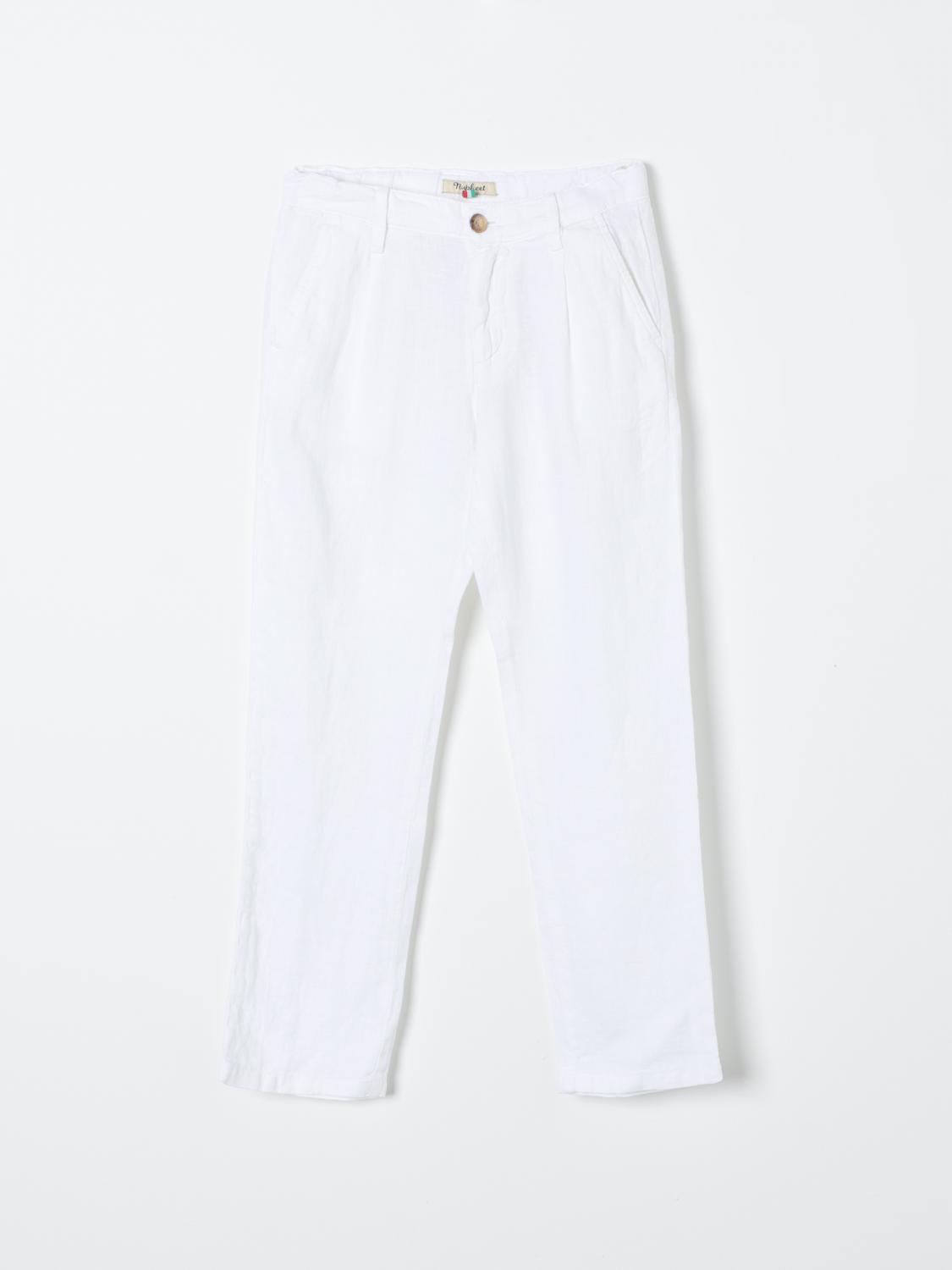 Nupkeet Pants Kids Color White In White