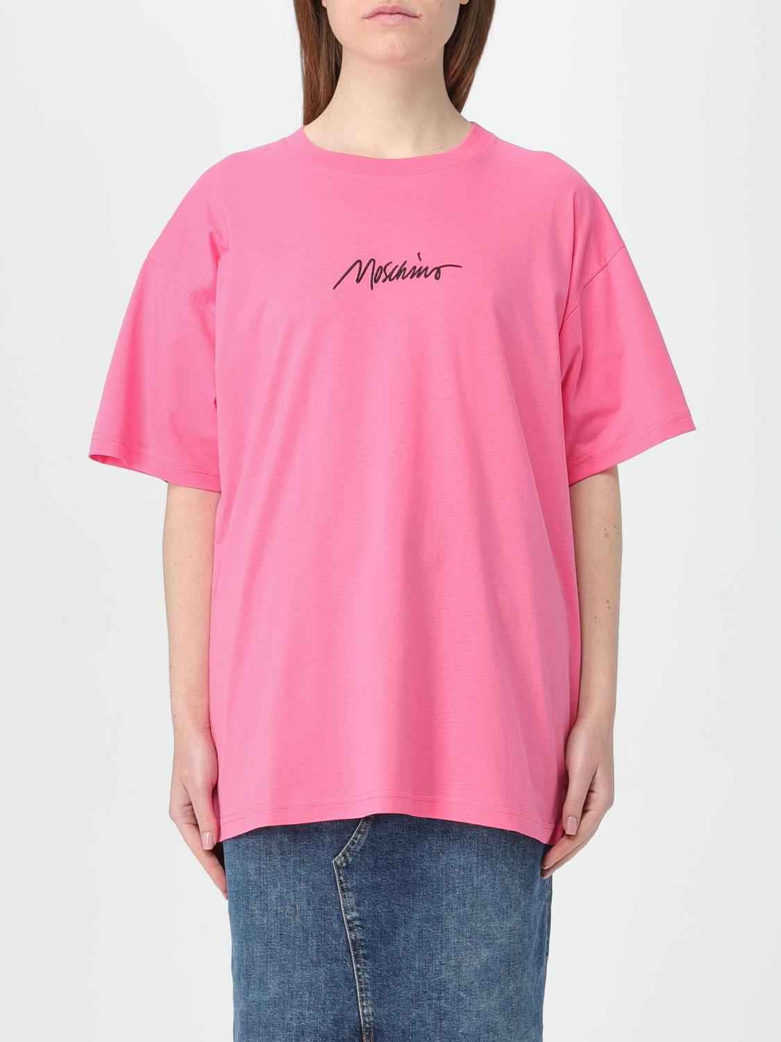 Shop Moschino Couture T-shirt  Woman Color Pink