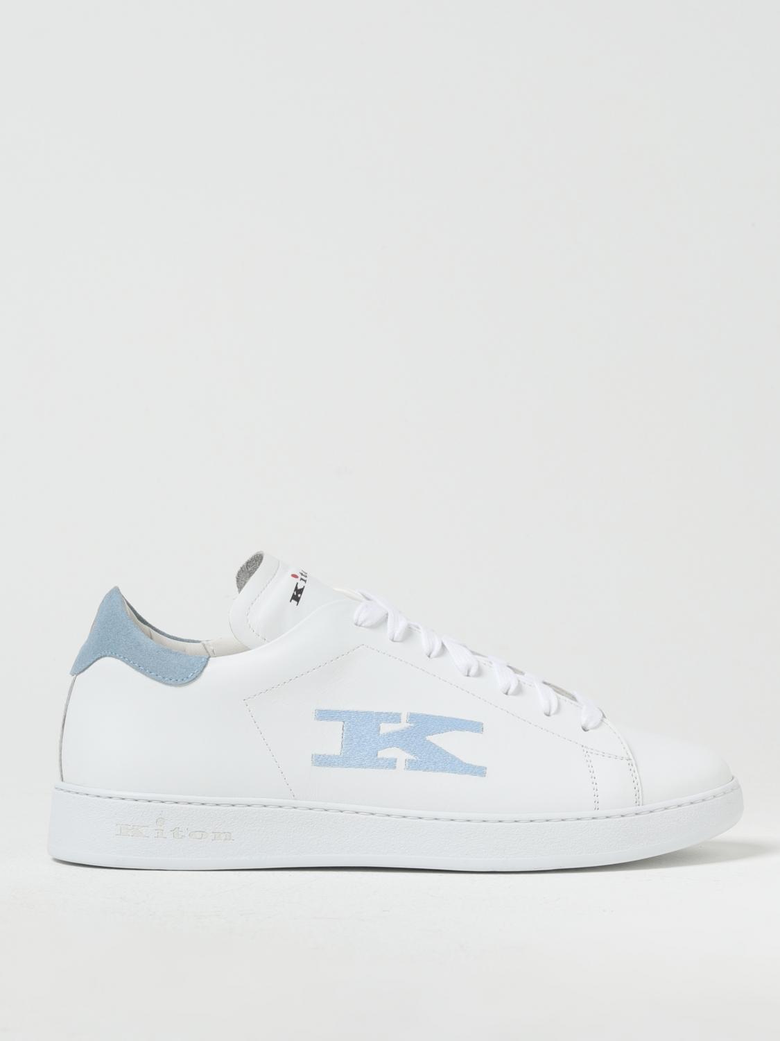 Kiton Sneakers Men Color White In White