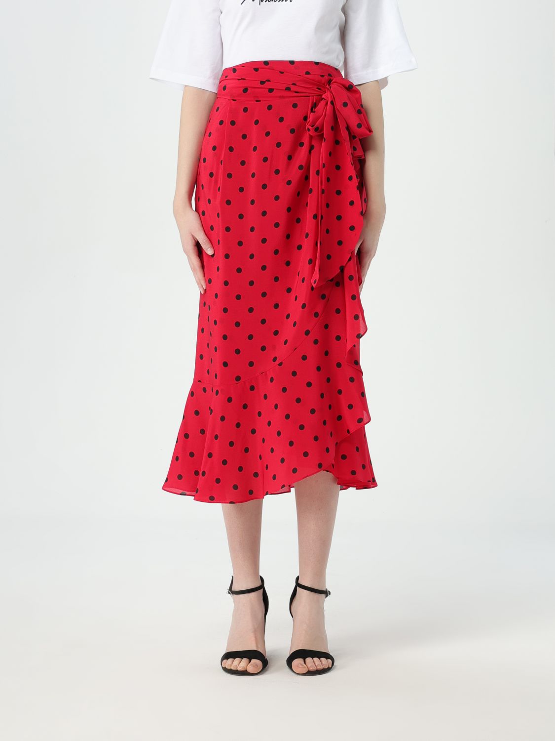 半身裙 MOSCHINO COUTURE 女士 颜色 红色